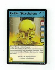 2005 Neopets 84/100 Golden Scorchstone - Lost Desert