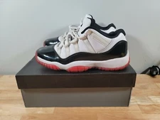 Air Jordan 11 Low Bred Concord 528896-160 Size 5.5 Youth Basketball Shoes