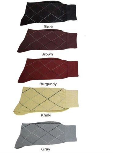 Men's High Quality Striped Dress Socks Cotton Blend ONE SIZE FITS 10~13   S03 - 第 1/11 張圖片