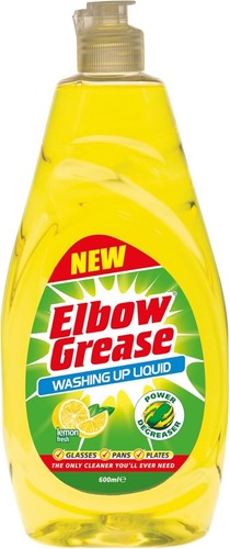 Elbow Grease Washing Up Liquid, Apple Fresh Or Lemon 600ml - Picture 14 of 26