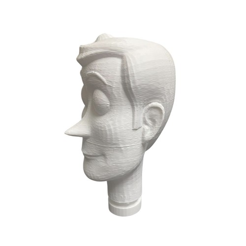 Toy Story Woody Doll 3D Printed Head Raw Print - Picture 2 of 4