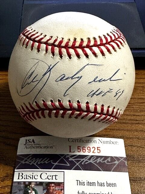 CARL YASTRZEMSKI 5 SIGNED AUTOGRAPHED OAL BASEBALL! Red Sox! 
