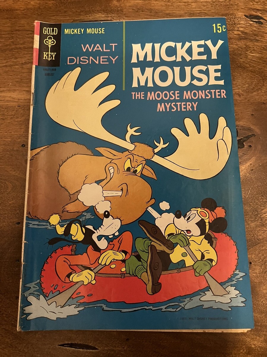 Gold Key Walt Disney MICKEY MOUSE Issue #122 Moose Monster Mystery