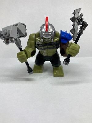 LEGO Marvel sh0413 Hulk Set 76088, Black Pants, Helmet BigFig! - FREE SHIPPING!!