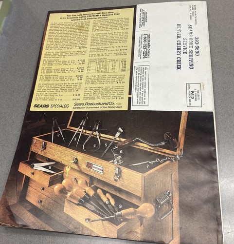 1984-1985 Sears Craftsman Power and Hand Tools Catalog Specialog Vintage - Picture 12 of 12