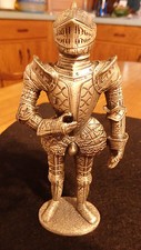 PEWTER  STANDING MEDIEVAL KNIGHT from THE ROYAL COLLECTION