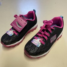Skechers Skech Air Sparkle Jumper 80144L Youth Girls Sneakers Shoes Size 1 NEW