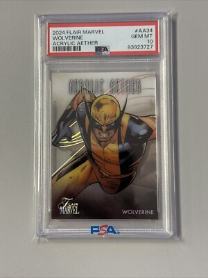 ウルヴァリン SP サイン ヴァイスシュヴァルツ MARVEL psa 10 2024 Flair Marvel Wolverine Acrylic Arther Psa 10 | eBay