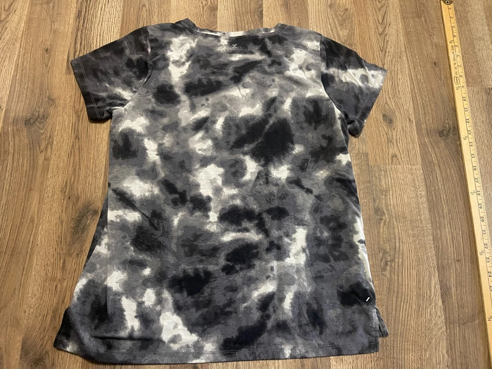 Camisa Xersion, Mujer Talla Grande, Negro Blanco, Quick Dri, Manga Corta Foto 2 de 4