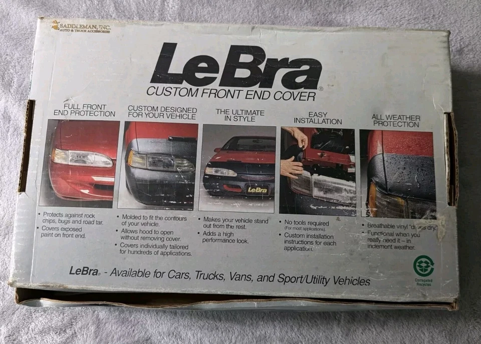 NUEVO DE STOCK SILLÍN LeBra CUBIERTA DELANTERA PERSONALIZADA Chevrolet Beretta Sujetador Coche GT Sin Usar  Foto 2 de 4