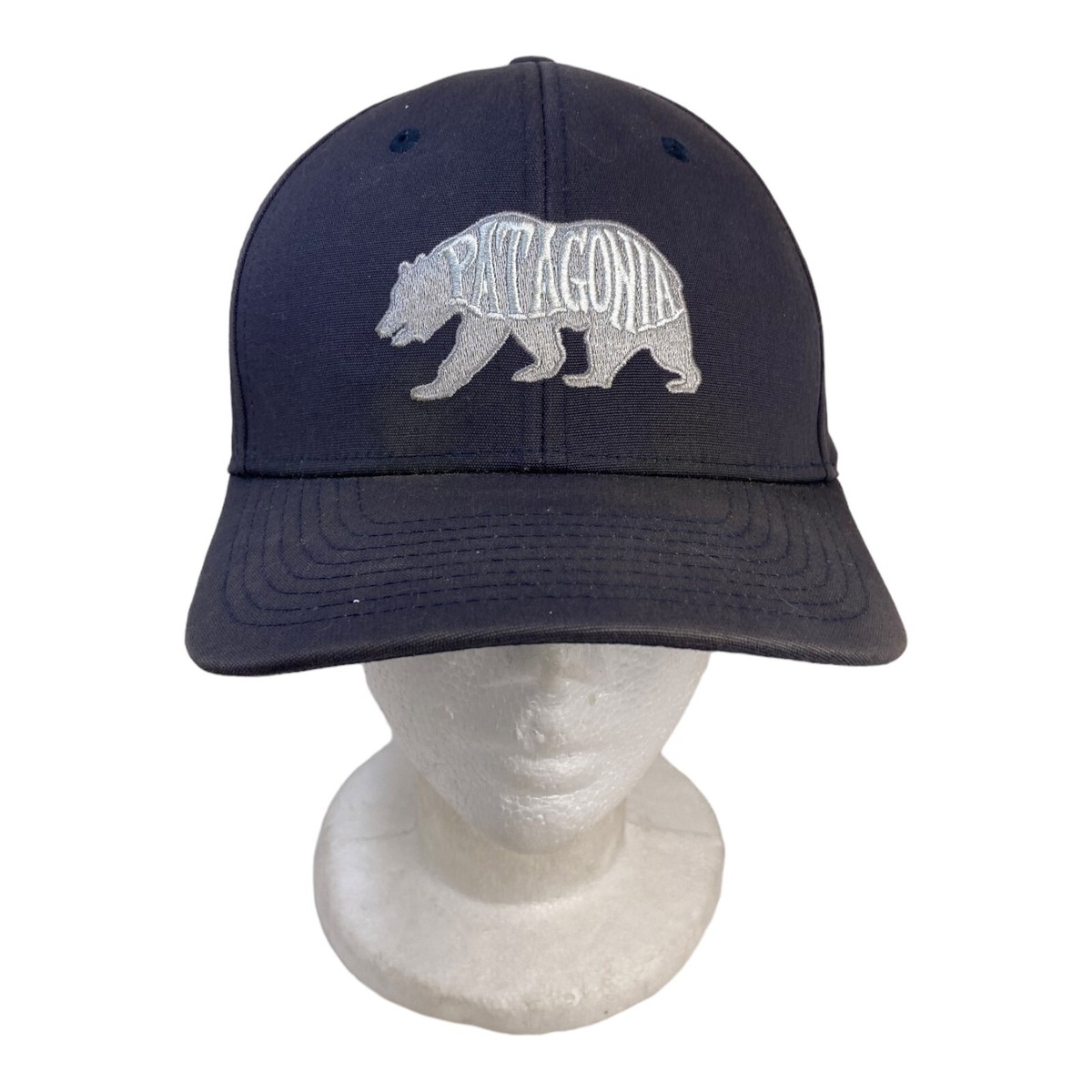 帽子 Patagonia vintage cap Vintage PATAGONIA Hat Mens Snapback Black Mesh Mountain