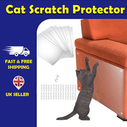 10PCS Large Cat Scratch Guard Shield Furniture Sofa Walls Pet Couch