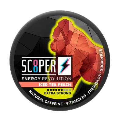 Scooper Energy Iced Tea Peach Extra Strong