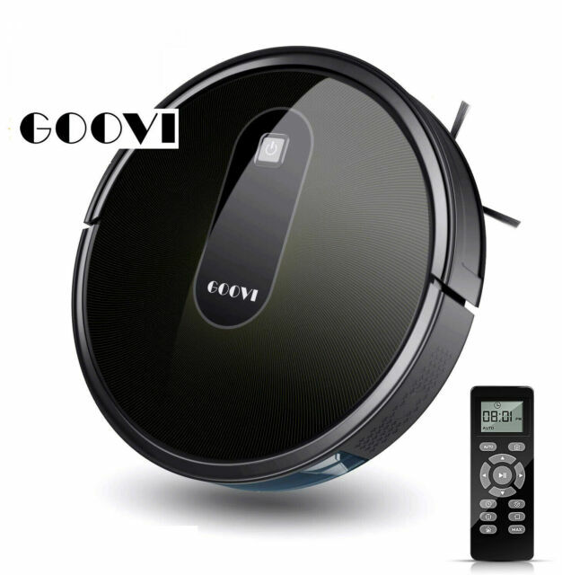 GOOVI D380 Black Robotic Vacuum Cleaner 679264673505|