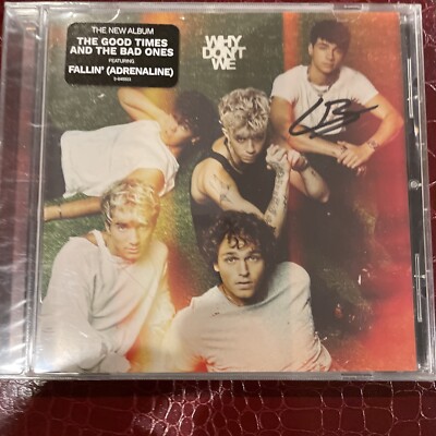 CORBYN BESSON SIGNED WHY DONT WE GOOD TIMES AND BAD ONES NEW CD AUTOGRAPH COA MT