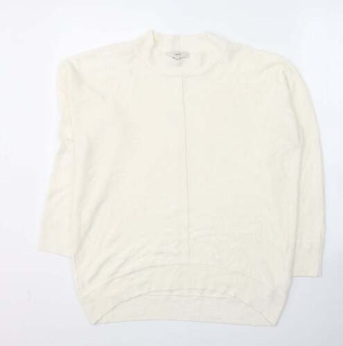 NEXT Damski sweter z kości słoniowej okrągły dekolt Akrylowy sweter Sweter Rozmiar M - Zdjęcie 1 z 12