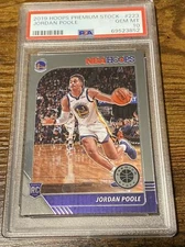2019 Hoops Premium Stock Jordan Poole #223 PSA Gem 10