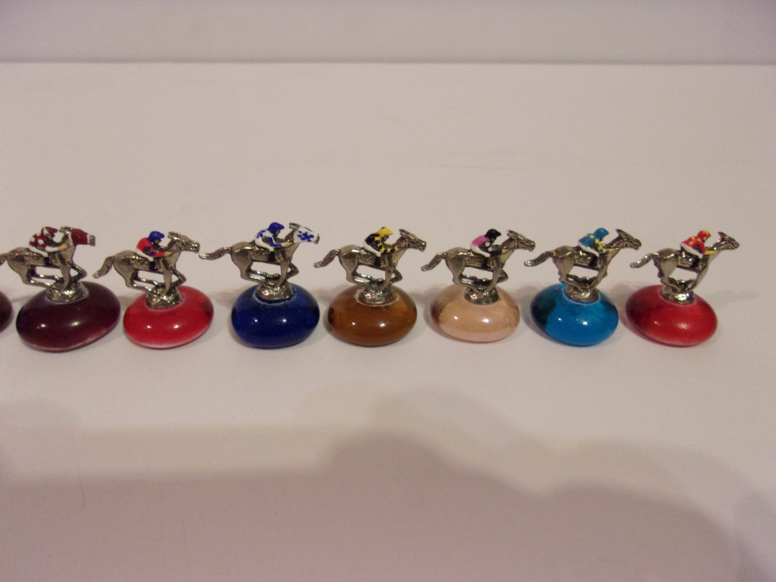 13 TRIPLE CROWN WINNERS MINIATURE FIGURINE HORSE RACING SET JUSTIFY SECRETARIAT