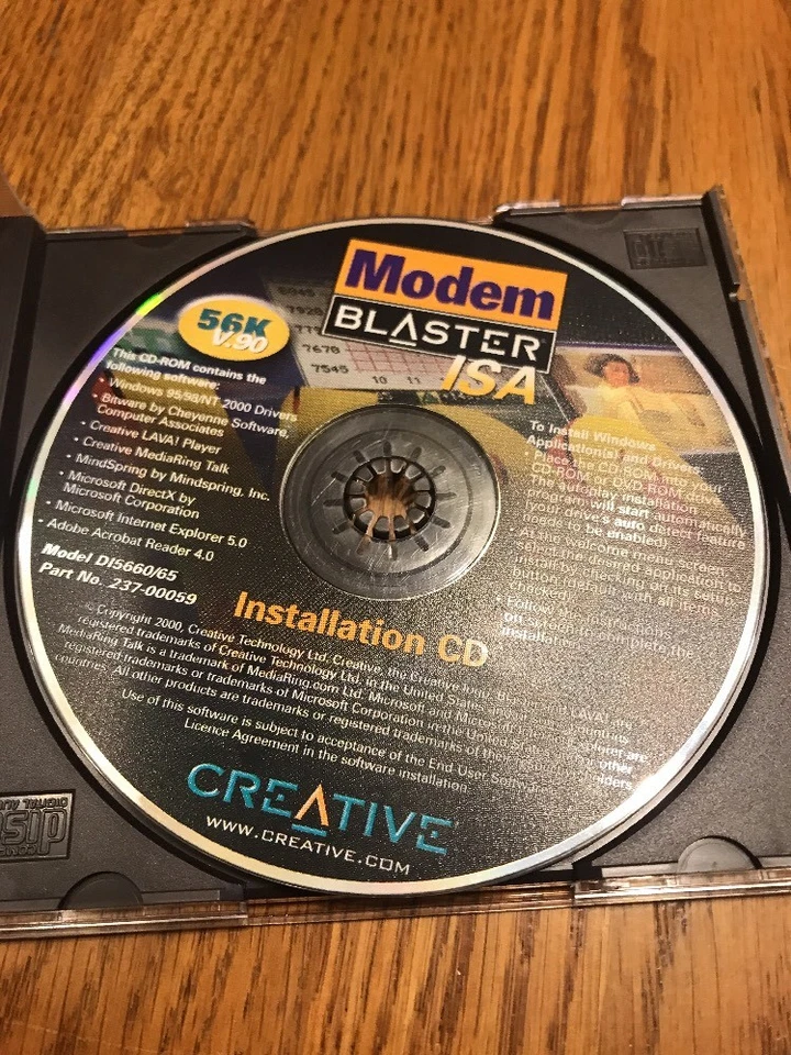 Modem Blaster ISA Installation CD SHIPS N 24h - Image 2 of 3