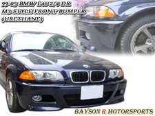 Fits 99-01 BMW E46 4dr 3-Series Sedan M-Style Front Bumper Cover (PP)