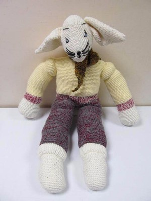 hand knitted dolls for charity
