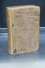 RARE HOYLE'S GAMES IMPROVED BOOK - Hard Cover 269 pages - 4.75" x 3" x 1" - 1845
