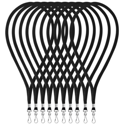 10 Schlüsselbänder Schlüsselanhänger Lanyards Kartenhalter 360° Umhängeband