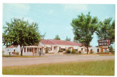 c1960 Postcard: Fairview Motel – 3230 Commercial Ave, Madison WI ...