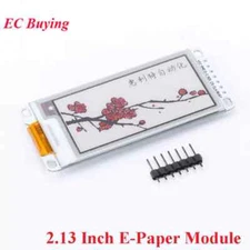 2.13 Inch E-Paper Module E-Ink Display Screen Module For Arduino E Paper SPI DIY