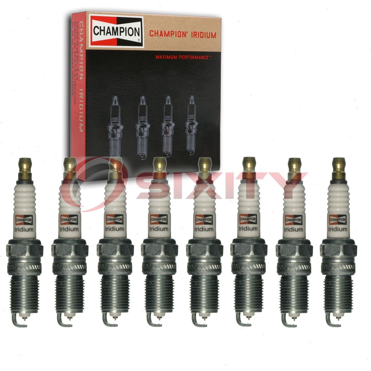 8 pc Champion Iridium Spark Plugs for 1997-1999 Chevrolet P30 5.7L V8 qv