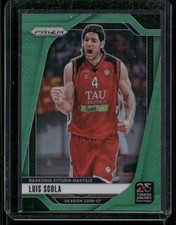 LUIS SCOLA 2024-25 Panini Prizm EuroLeague Turkish Airlines Green Prizm #148