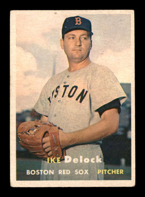 1957 Topps #63 Ike Delock  VG/VGEX X3158688