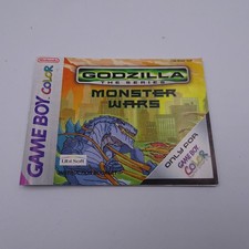 Godzilla The Series Monster Wars Spielanleitung Handbuch Nintendo Game Boy Color