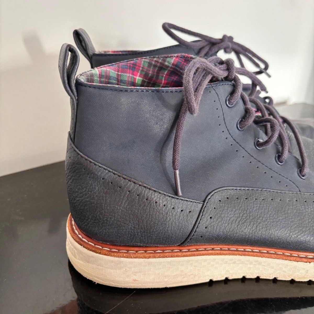 Ben Sherman Mens Navy Blue Chukka Boots Size 11.5 | eBay