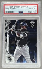 57264768 Luis Robert 2020 Topps Chrome Ben Baller Edition #60 Rookie RC PSA 10