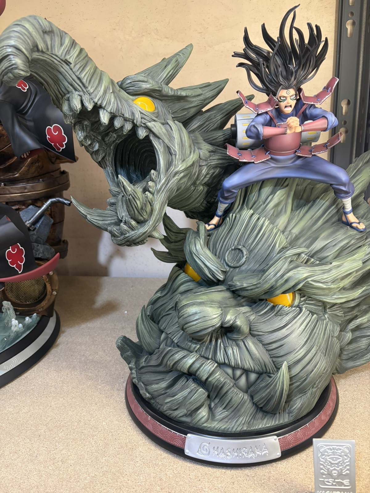 HASHIRAMA SENJU 1° HOKAGE TSUME STATUA IN RESINA NUMERATA