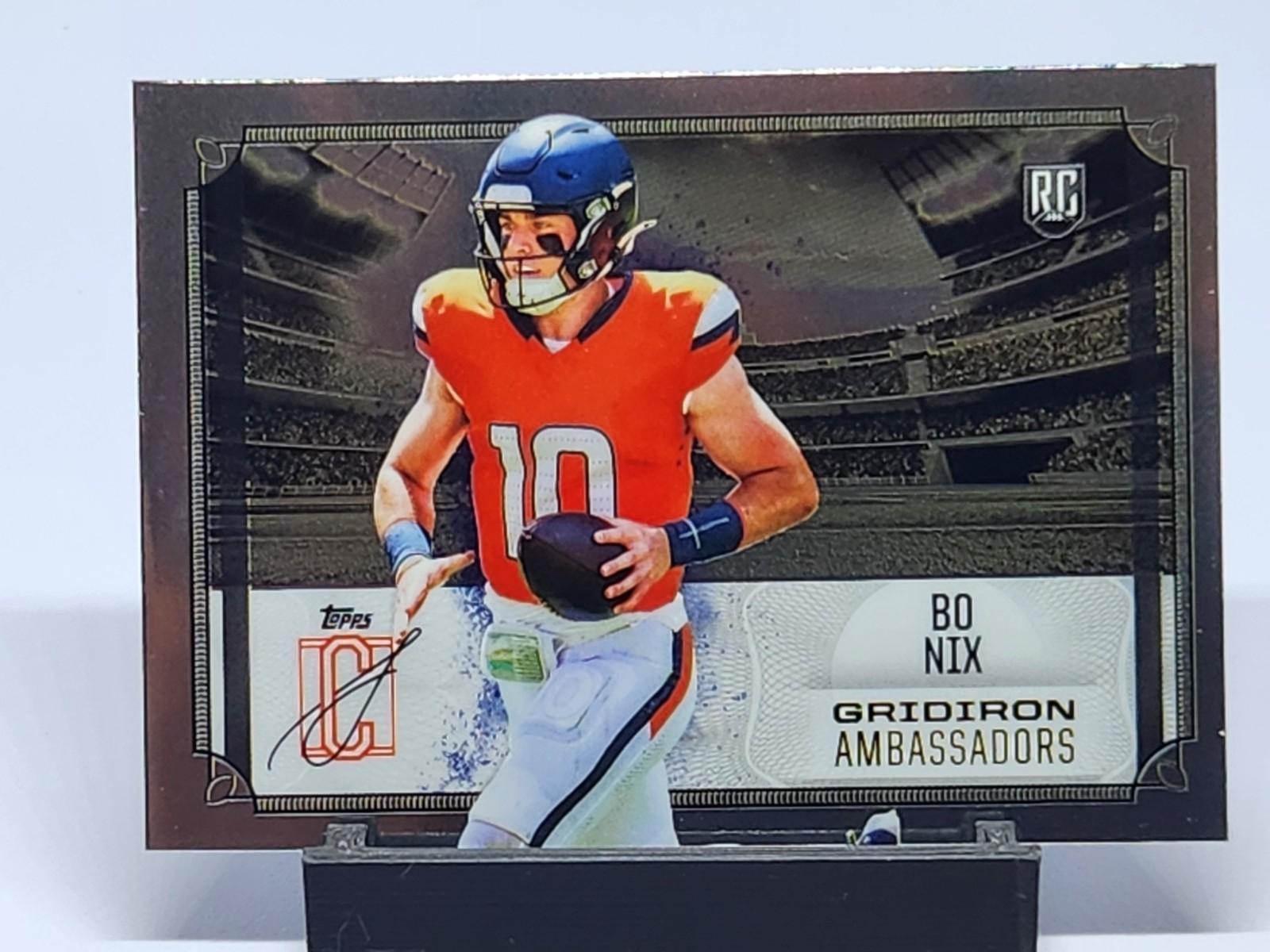 2024 Topps Signature Class - Gridiron Ambassadors Bo Nix #GA-4 (RC)