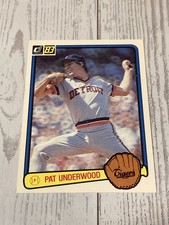 1983 Donruss Pat Underwood Detroit Tigers Baseball Card #29