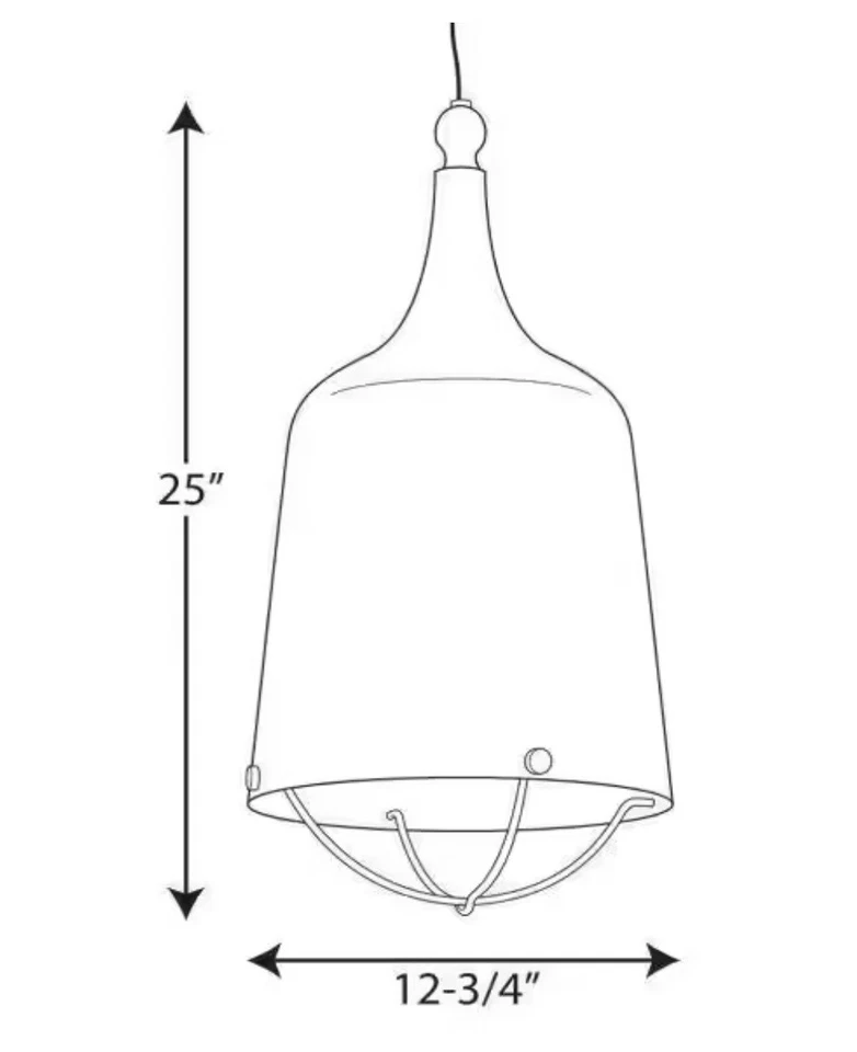 Colgante Progress Lighting Era Collection 1 Luz Negro - Nuevo, Caja Abierta Foto 2 de 4