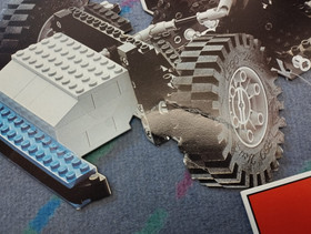 Lego Retro Technic Technic Cardboard Sign Car Chassis 8860 Vintage Retro 80s