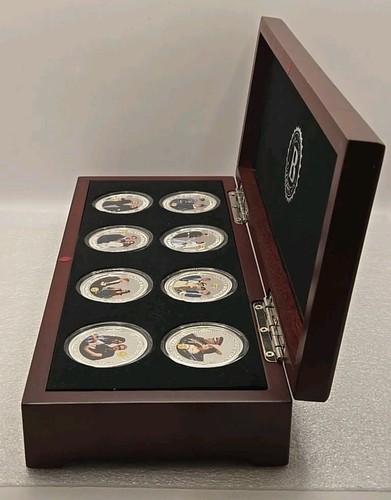 Prince Harry & Meghan Silver Proof Coin Collection Boxed Set of 8 - No COA - Picture 4 of 24