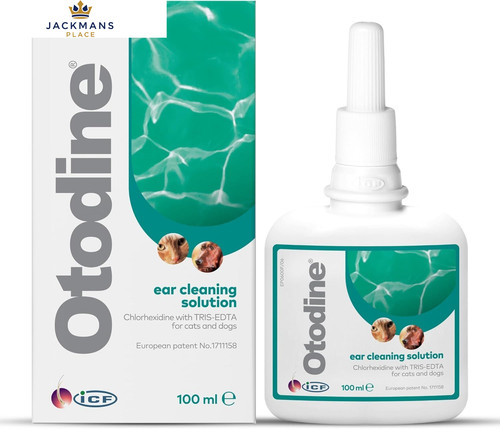 ICF | Otodine | Cat & Dog Ear Cleaner Solution | 100 ml (Pack of 1)