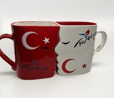 Vintage Kissing Mug Souvenir Turkey Coffee Turkish Tea Cups Türkiye Gift Rare UK