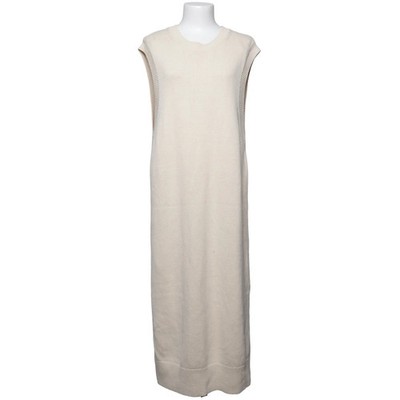 H&M, Kleid, Größe: L, Beige, Acryl/Baumwolle, Feinstrick, Damen #yIT