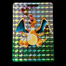 Charizard No.006 Pokemon Carddass Bandai PRISM Green Japanese Vintage 1996 MP