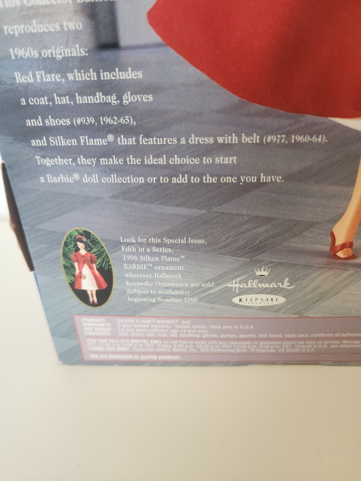 RARE Silken Flame Barbie, 1962 Fashion Reproduction – Vintage 1997 NRFB