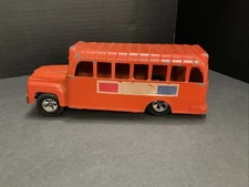 1960s Hubley Mighty-Metal School Bus 9 1/4 inches long