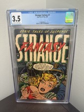 Strange fantasy 7 CGC 3.5 1953 Ajax farrel Pre Code Horror Golden age Comics