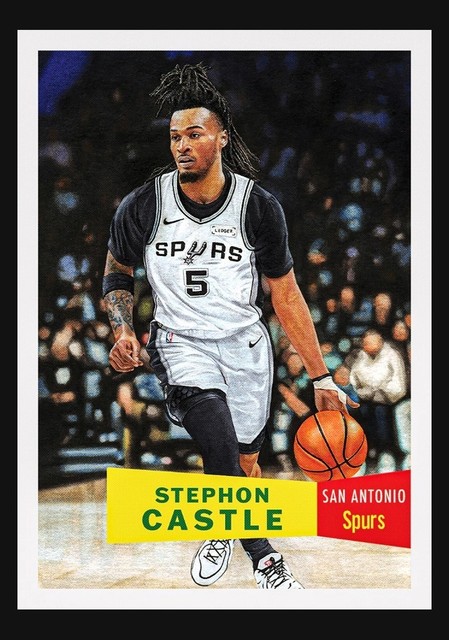 Stephon Castle Spurs 2025- 2025-26 NBA Living Set - Card 32
