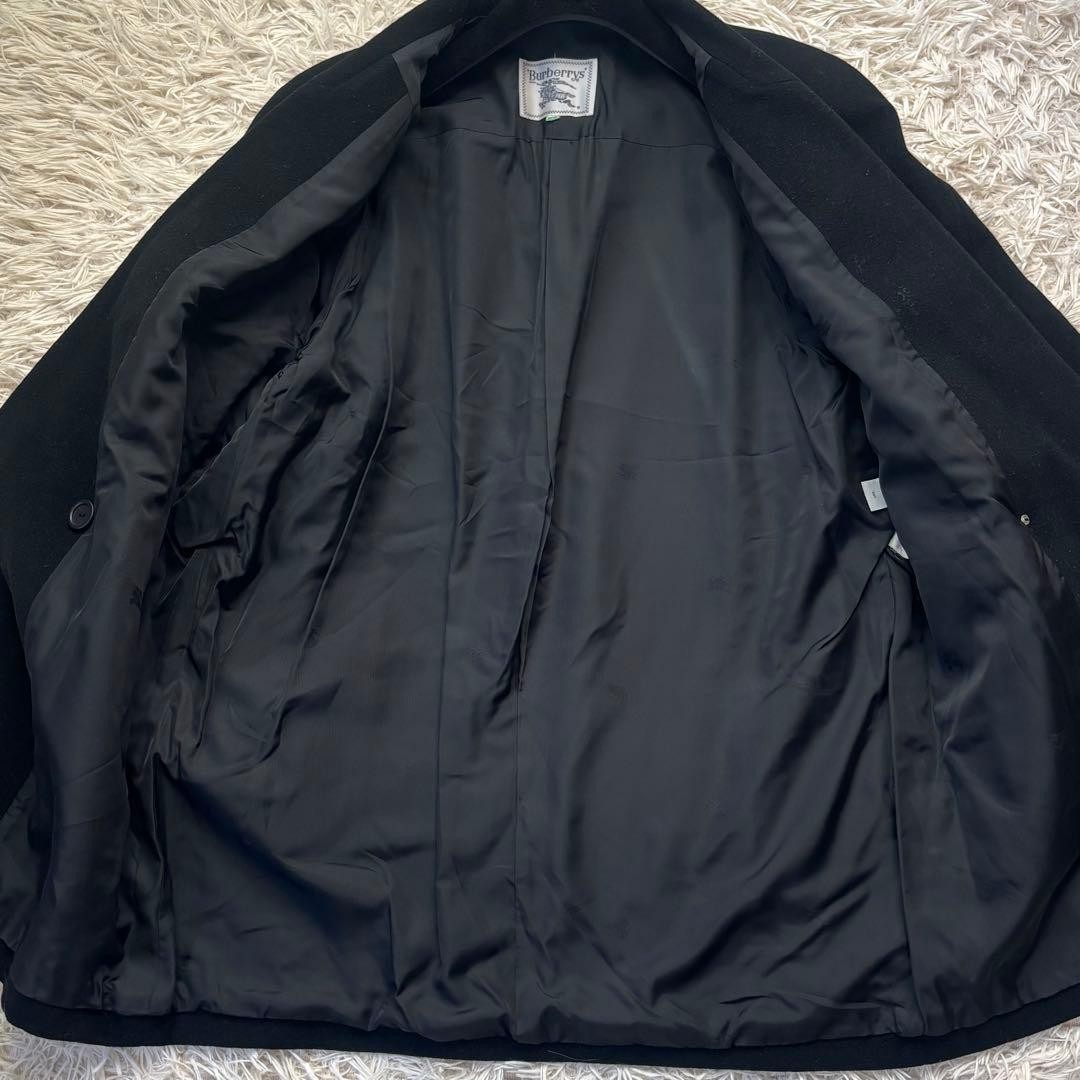 Burberry Chesterfield Coat With Lining Black Cashmere Blend Size L For Women thumbnail 19